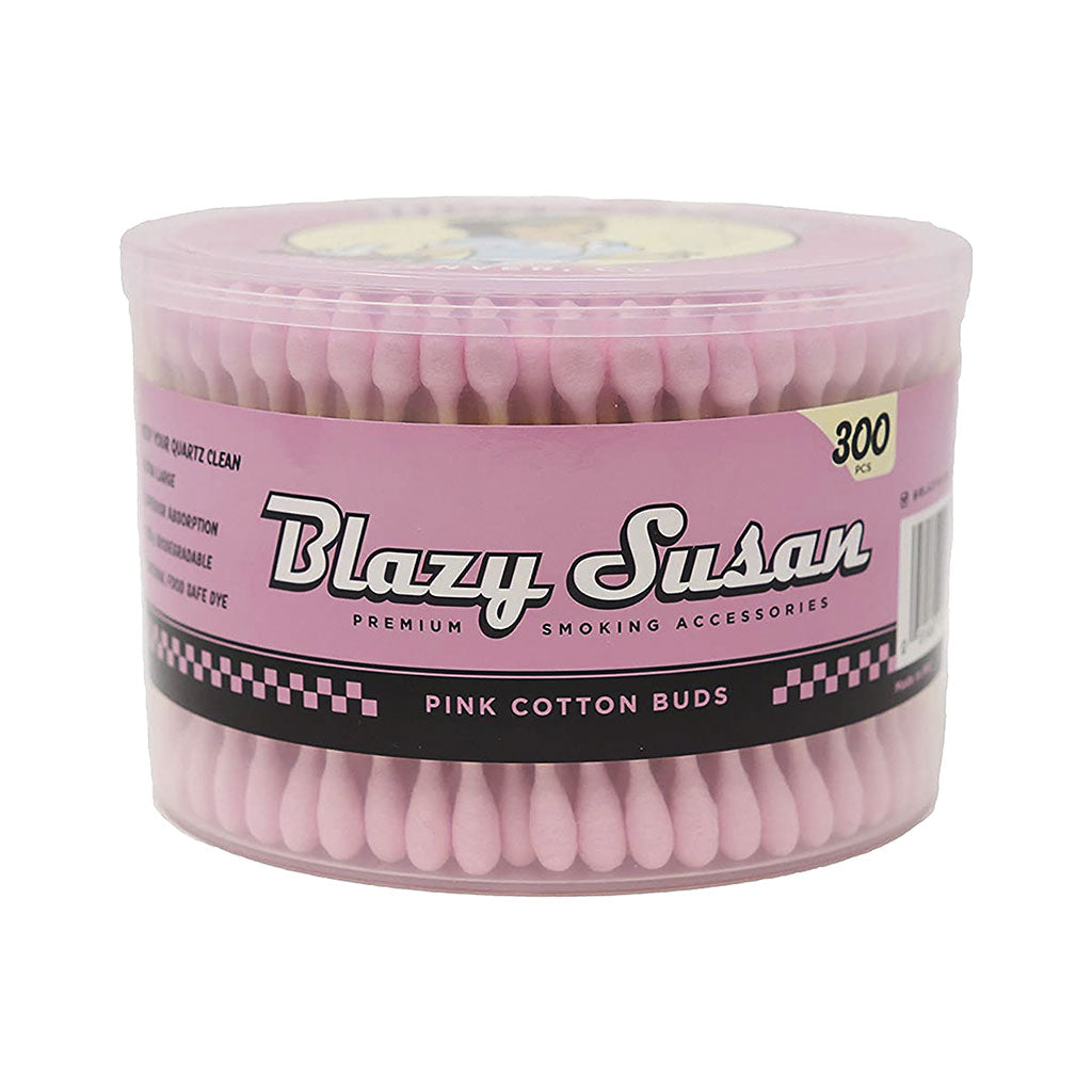Blazy Susan pink cotton buds dab swabs, 300ct – Online Smoke and Vape