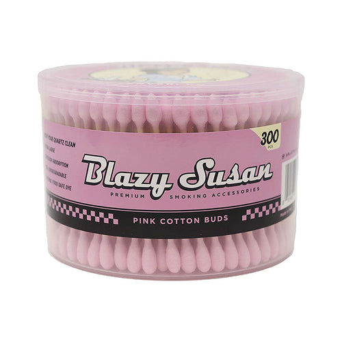 Blazy Susan pink cotton buds dab swabs, 300ct – Online Smoke and Vape