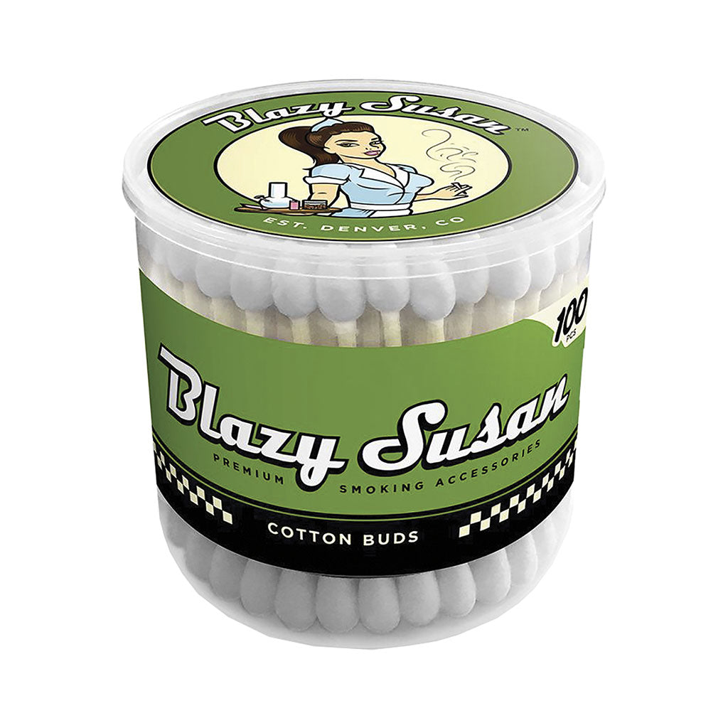 Blazy Susan white cotton buds dab swabs, 100ct – Online Smoke and Vape