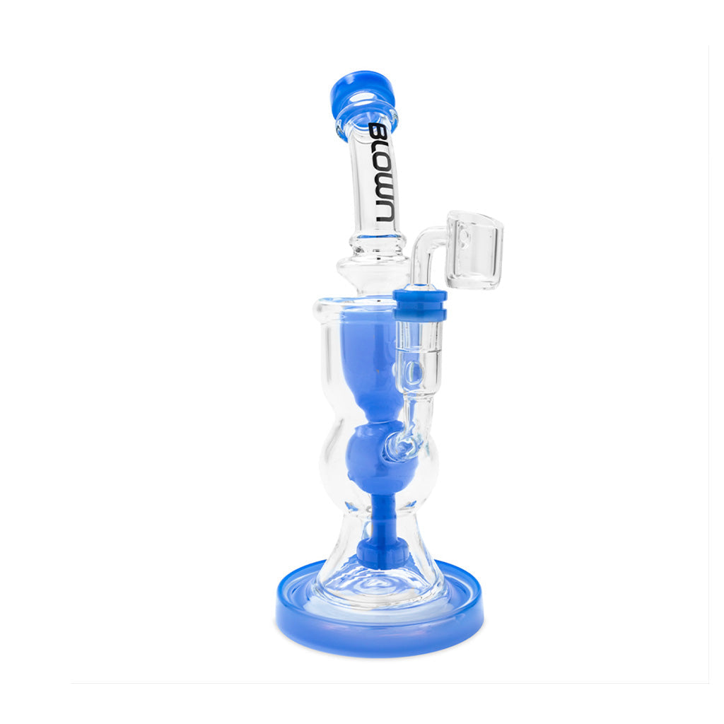 Blue BLOWN Delta recycler dab rig – Online Smoke and Vape