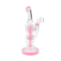 Pink BLOWN Delta recycler dab rig – Online Smoke and Vape