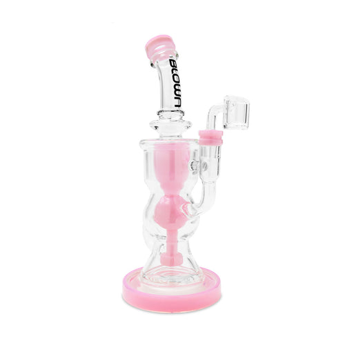 Pink BLOWN Delta recycler dab rig – Online Smoke and Vape