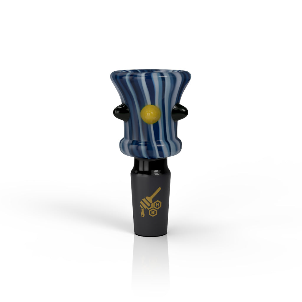Blue Candy Dot glass bong slide, 14mm – Online Smoke and Vape