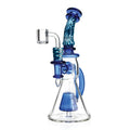 Phoenix Star 9" Wig Wag Toned Glass Dab Rig | 14mm Female