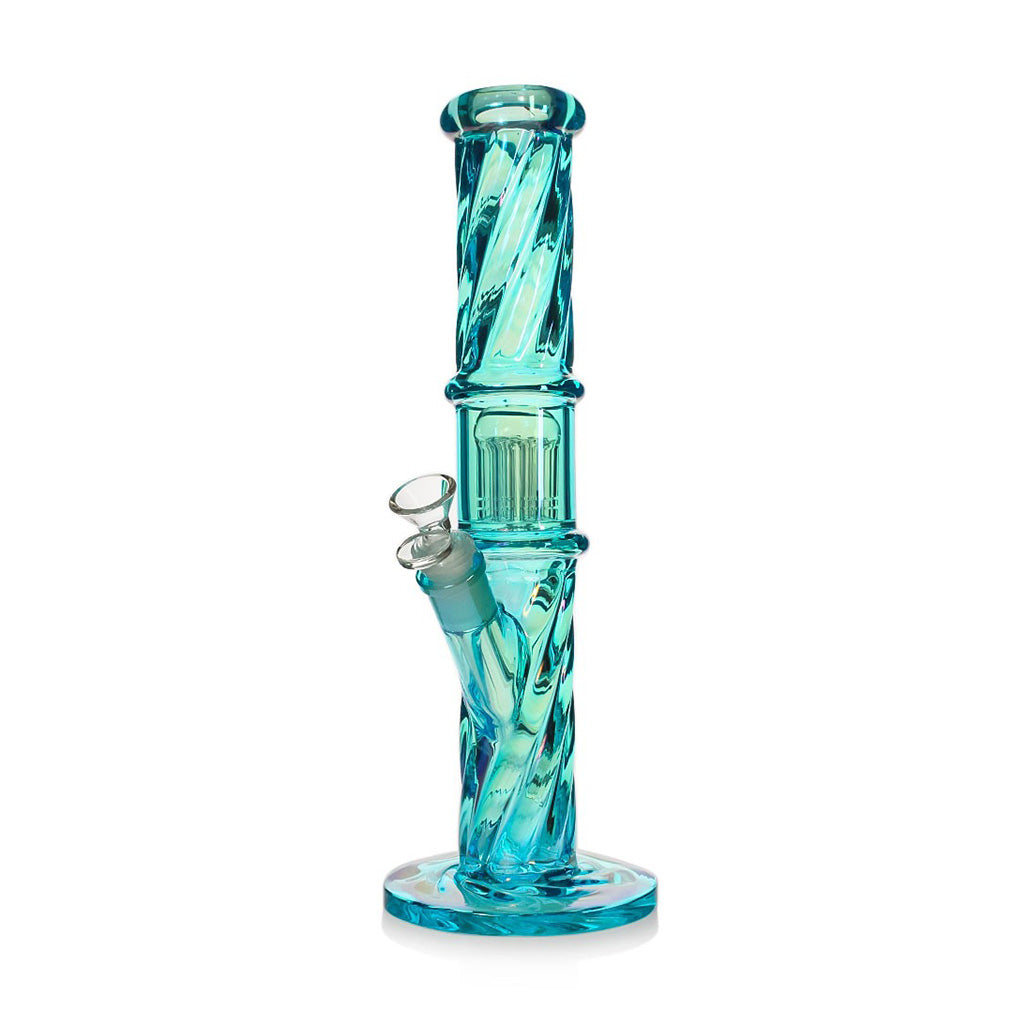 TWISTED TREE PERC STRAIGHT TUBE BONG