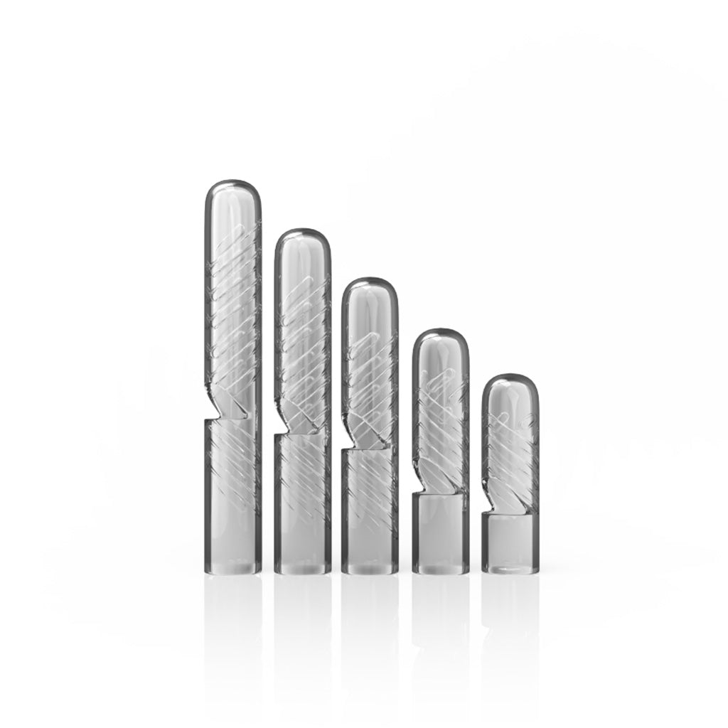 Clear bullet quartz terp pillars set by Honeybee Herb – Online Smoke and Vape