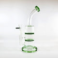 Dual Honeycomb Dab Rig - 14mm Female | Green Flower