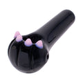 Jade black cat paw glass hand pipe – Online Smoke and Vape