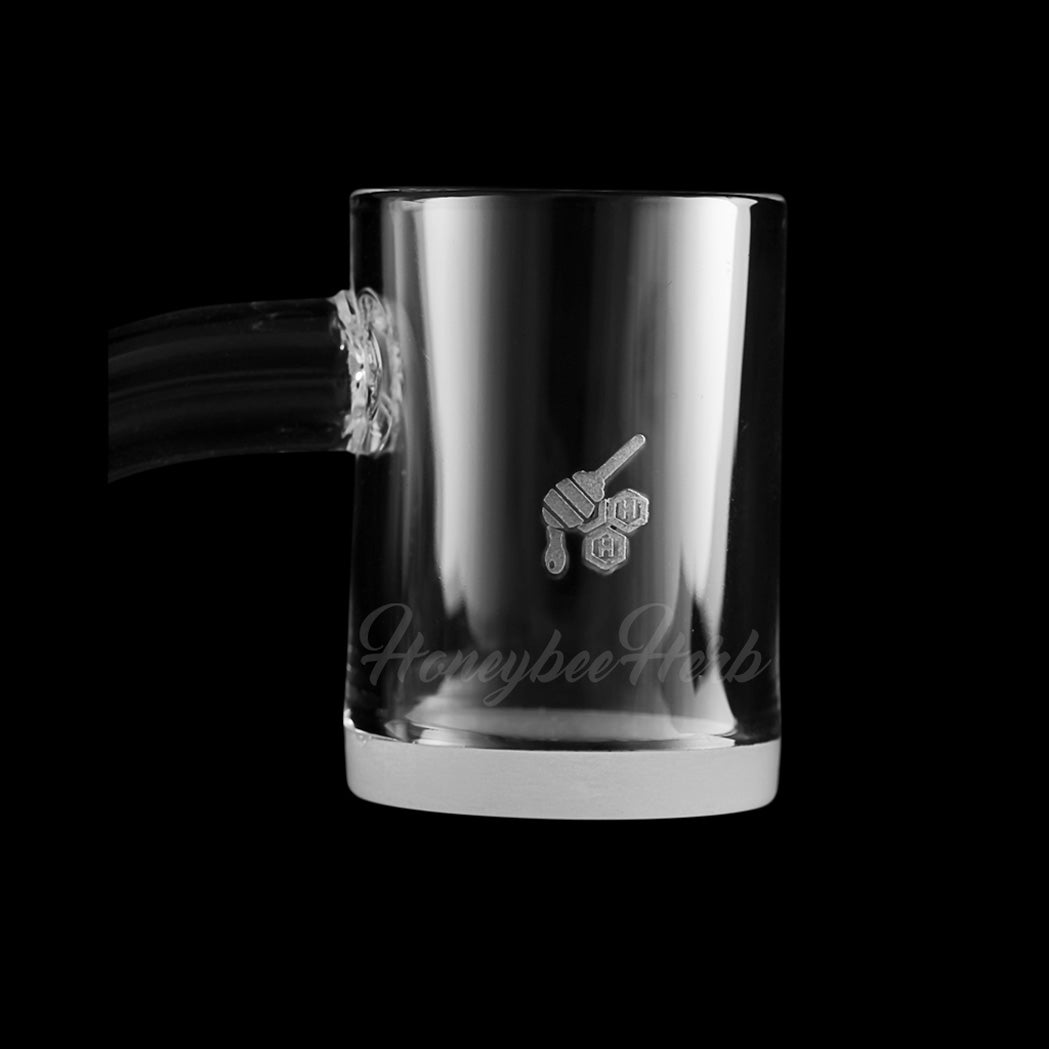 Honey & Milk 45° Quartz Banger 25mm - Honeybee Herb