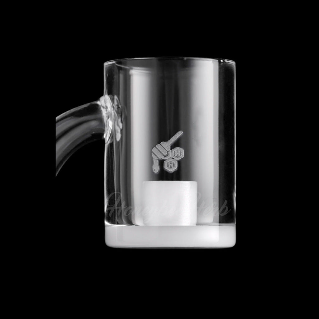 Honey & Milk Core Reactor 25mm Quartz Banger - 90° | Honeybee