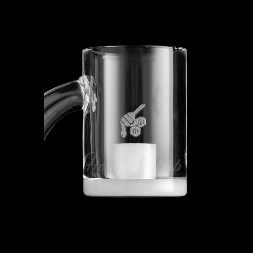 Honey & Milk Core Reactor 25mm Quartz Banger - 90° | Honeybee