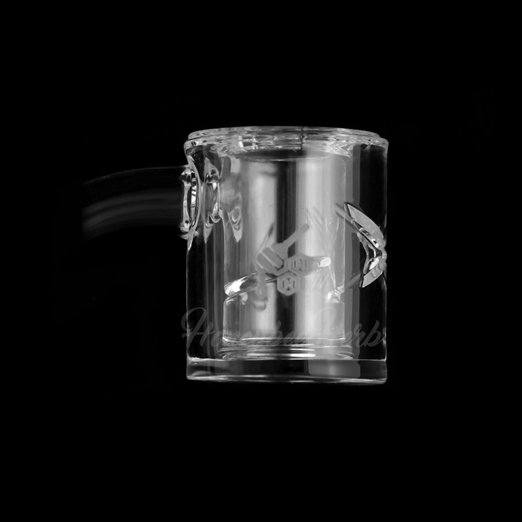25mm Double Wall Quartz Banger 90° | Honeybee Herb