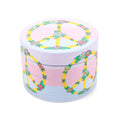 Floral Peace psychedelic peace symbol 4-piece grinder – Online Smoke and Vape