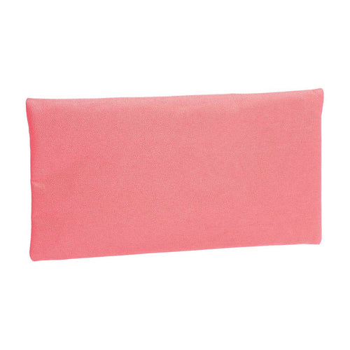Coral pink smell-proof pouch 11x6in, back view – Online Smoke and Vape