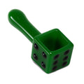 DICE DESIGN GLASS HAND PIPE