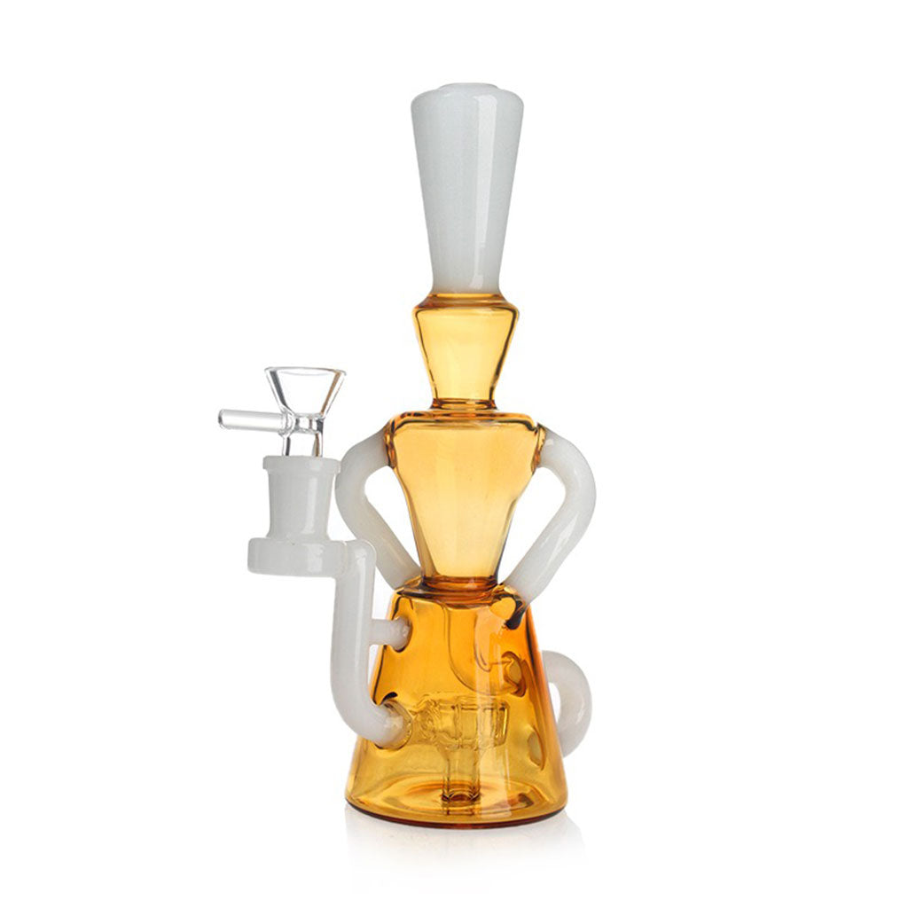 Klein Recycler Dab Rig | Double Uptake Showerhead Perc | 14mm