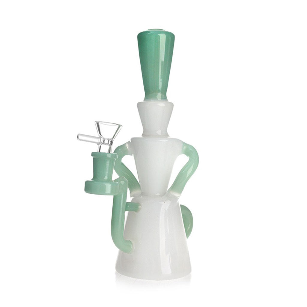 Klein Recycler Dab Rig | Double Uptake Showerhead Perc | 14mm