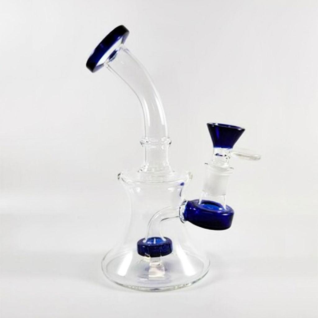 7" Matrix Perc Dab Rig - Green Flower Extended Mouthpiece