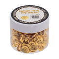 Gold 10mm metal pipe screens, 300-count jar – Online Smoke and Vape