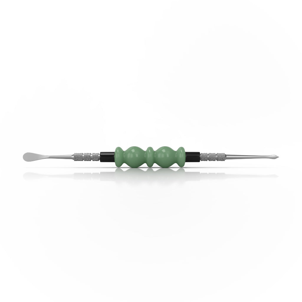 Green beaded-handle dual-sided Bliss dab tool – Online Smoke and Vape