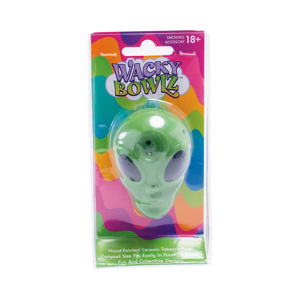 GREEN ALIEN CERAMIC PIPE
