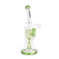 Green BLOWN Alpha 12in dab rig with fab egg drip perc – Online Smoke and Vape