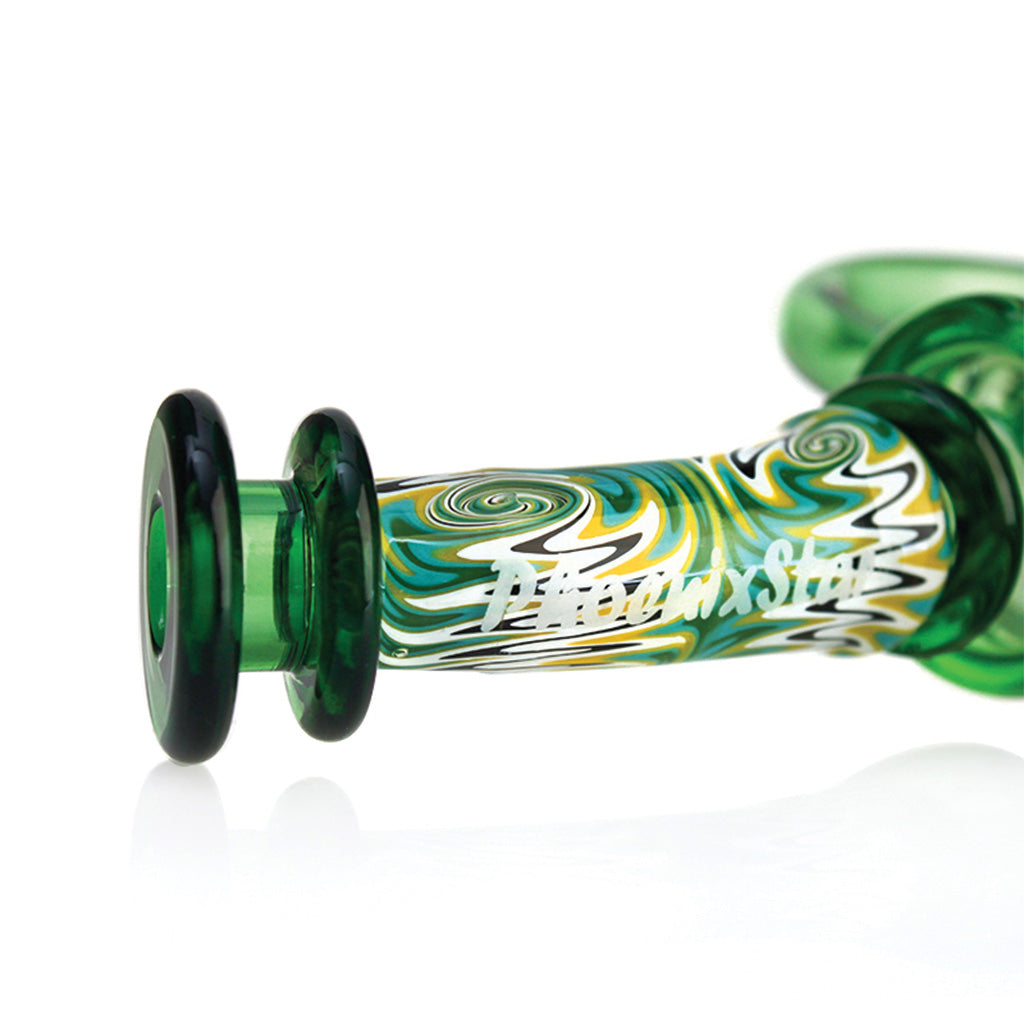 Phoenix Star 9" Wig Wag Toned Glass Dab Rig | 14mm Female