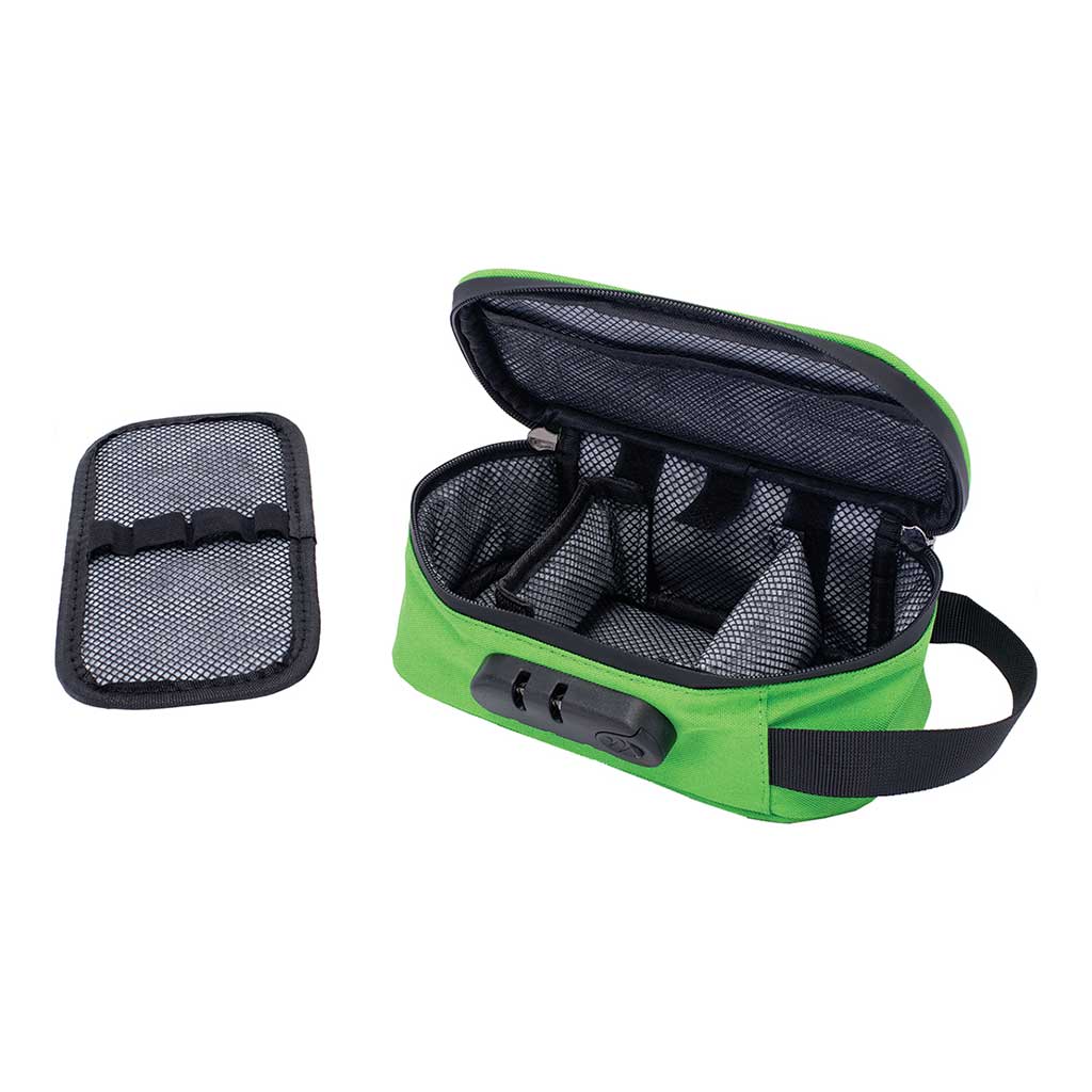 Greenery smell-proof bag, open view – Online Smoke and Vape