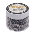 Grey 10mm metal pipe screens, 300-count jar – Online Smoke and Vape