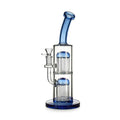 Double Tree Perc Bent Neck Bong by Hittn