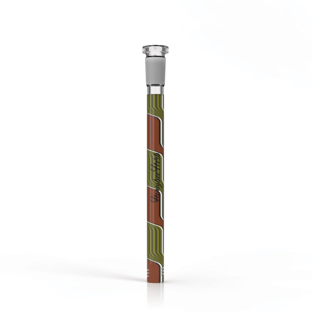 Orange-green Chromatic Stripe glass downstem, 5.5 inch – Online Smoke and Vape