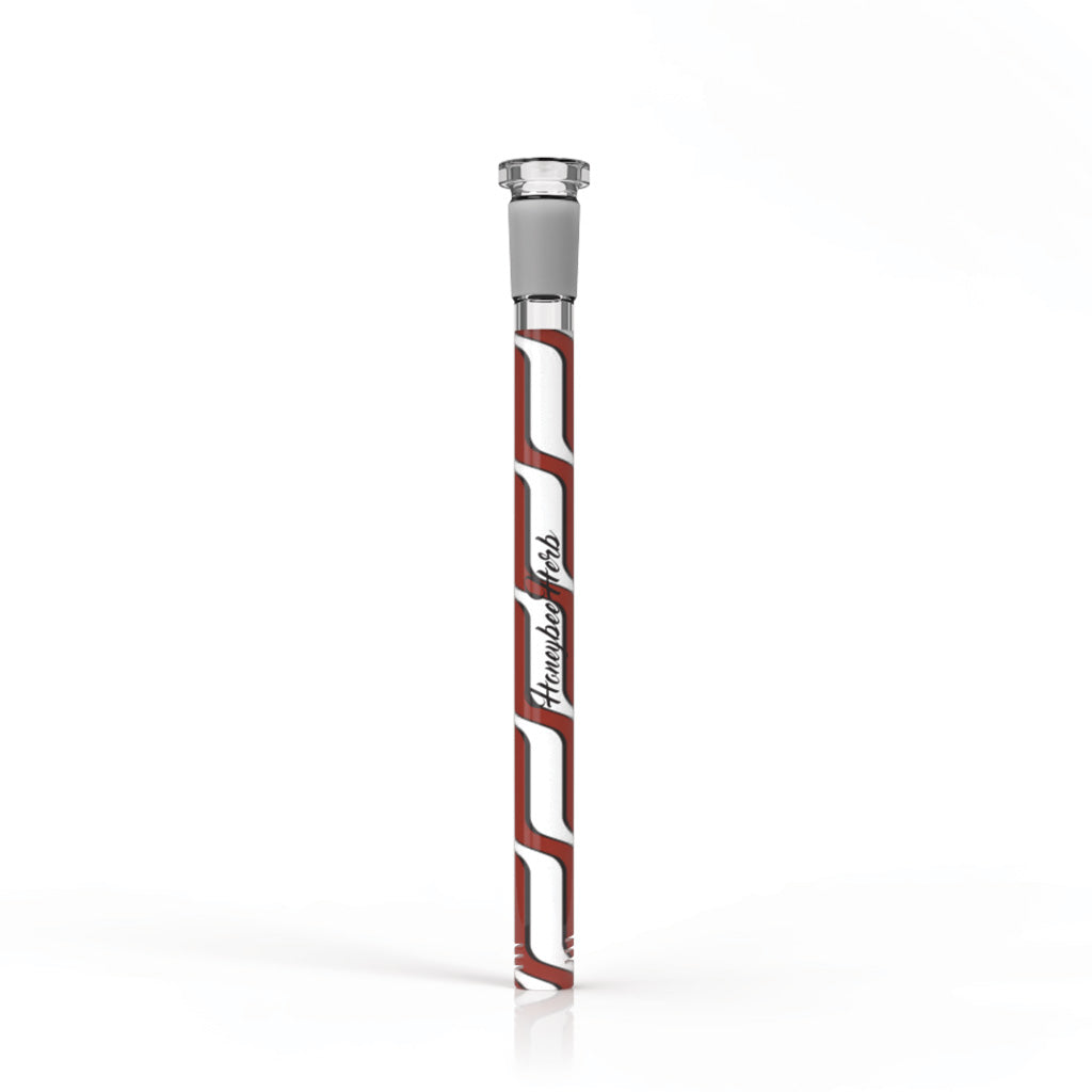 Orange-white Chromatic Stripe glass downstem, 5.5 inch – Online Smoke and Vape