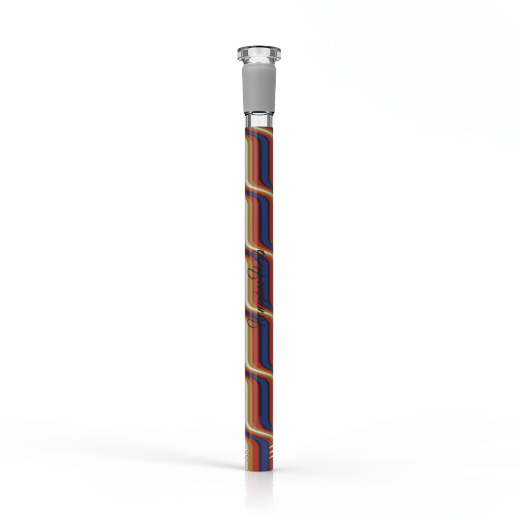 Yellow Chromatic Stripe glass downstem, 6 inch – Online Smoke and Vape