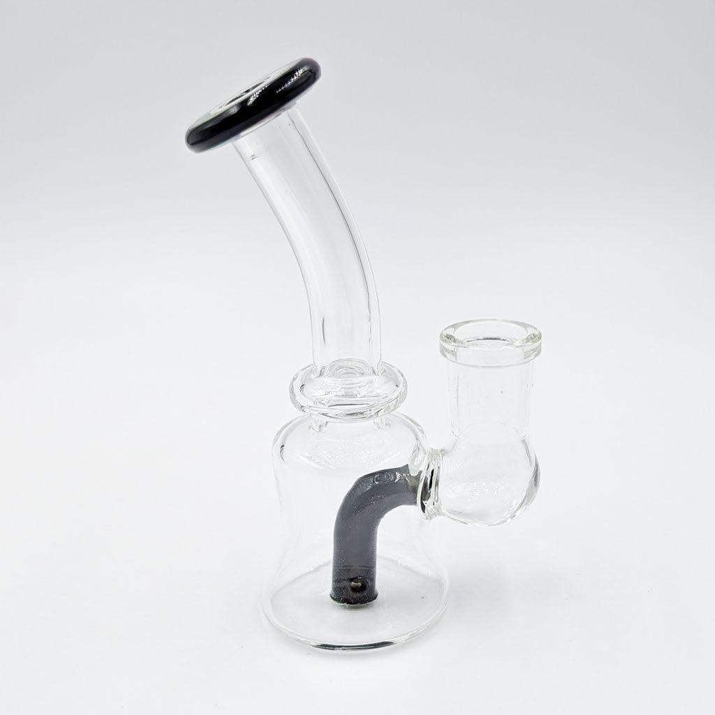 Mini Perc Dab Rig 14mm - Green Flower | 5 Colors Available