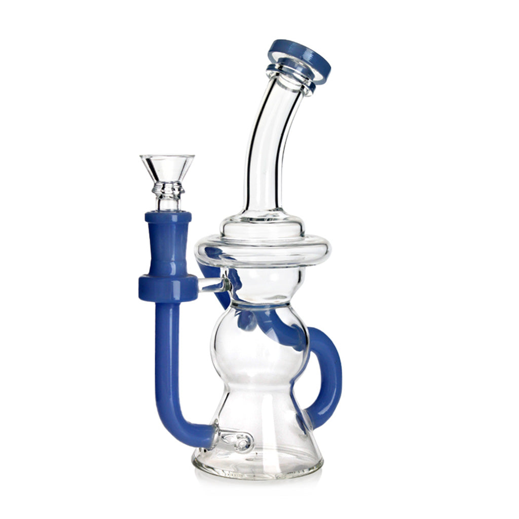 Green Flower Klein Recycler Rig - 14mm Female Dab Rig