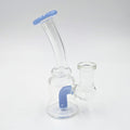 Mini Perc Dab Rig 14mm - Green Flower | 5 Colors Available
