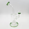 Green Flower Quad Stack Showerhead Matrix Dab Rig - 14mm