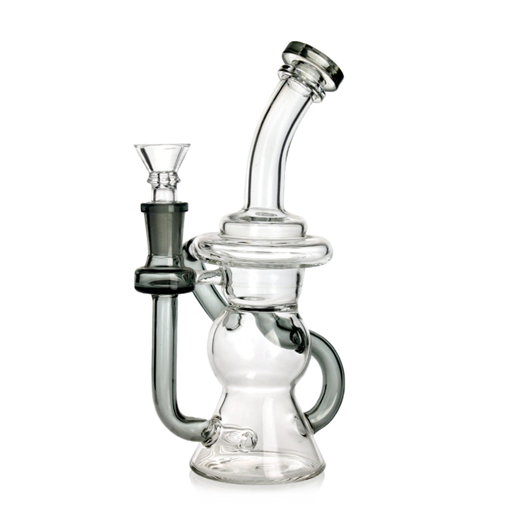 Green Flower Klein Recycler Rig - 14mm Female Dab Rig