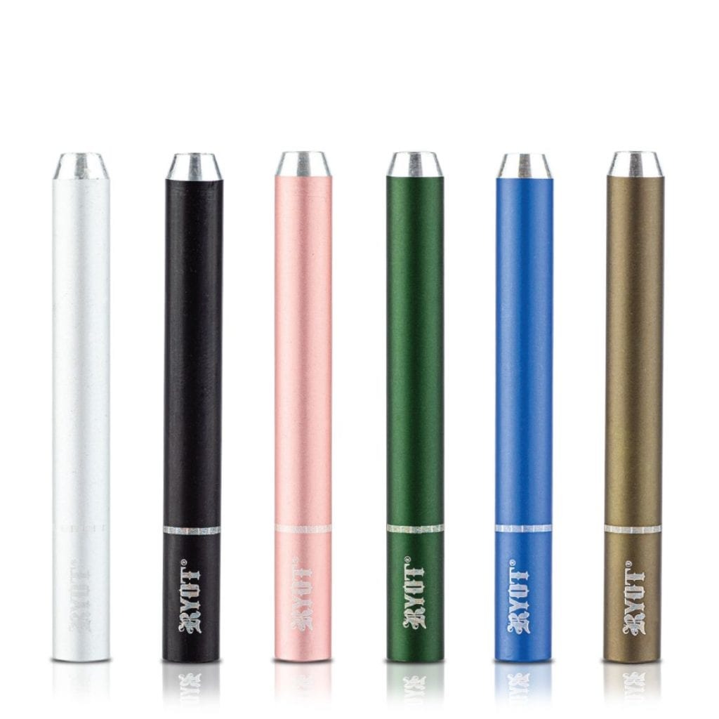 RYOT anodized aluminum slim one hitter, main view – Online Smoke and Vape