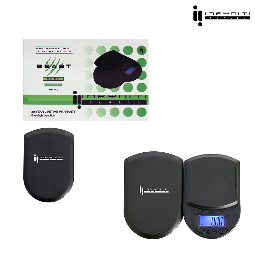 Infyniti Beast digital pocket scale, 50g x 0.01g – Online Smoke and Vape