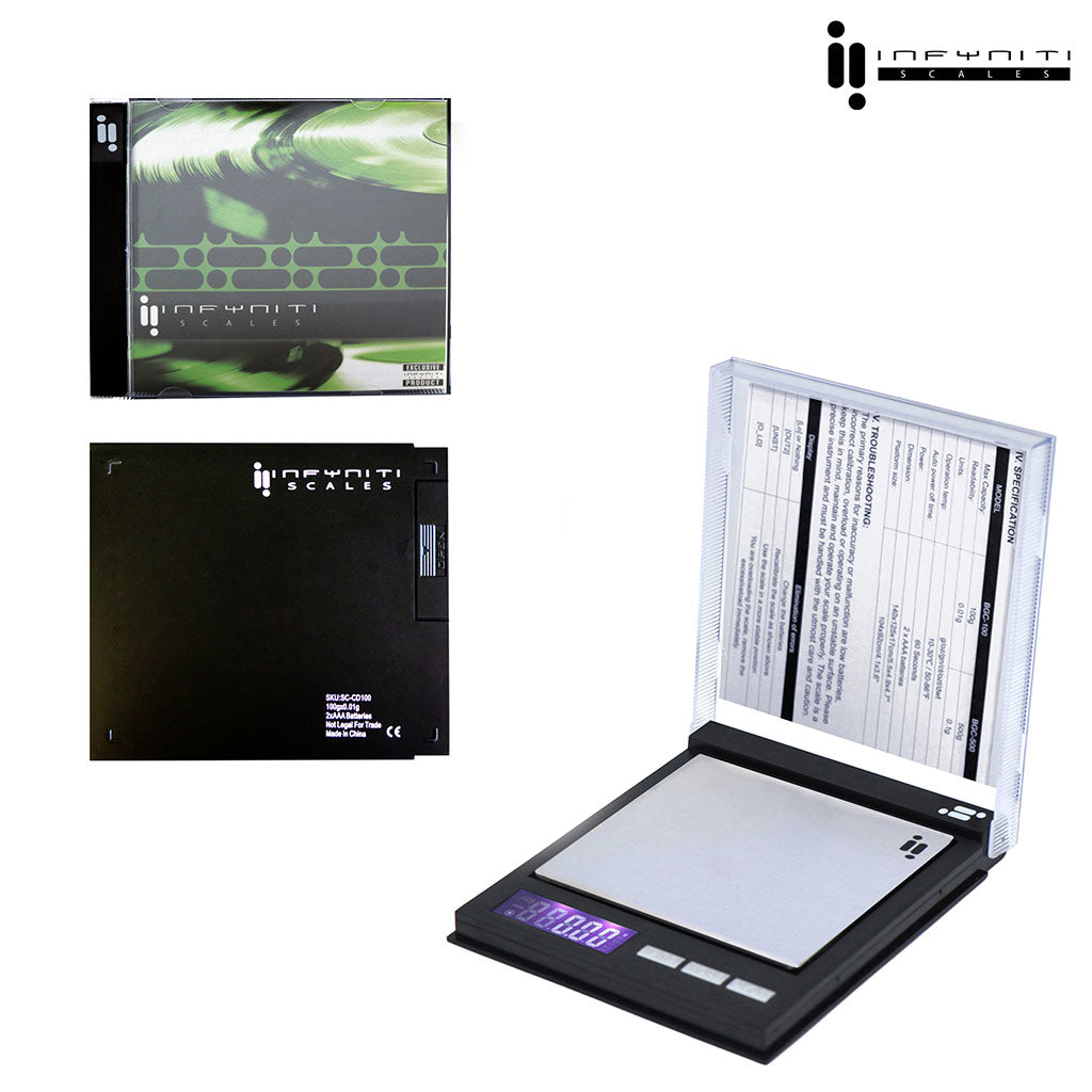 Infyniti CD digital pocket scale, 100g x 0.01g – Online Smoke and Vape
