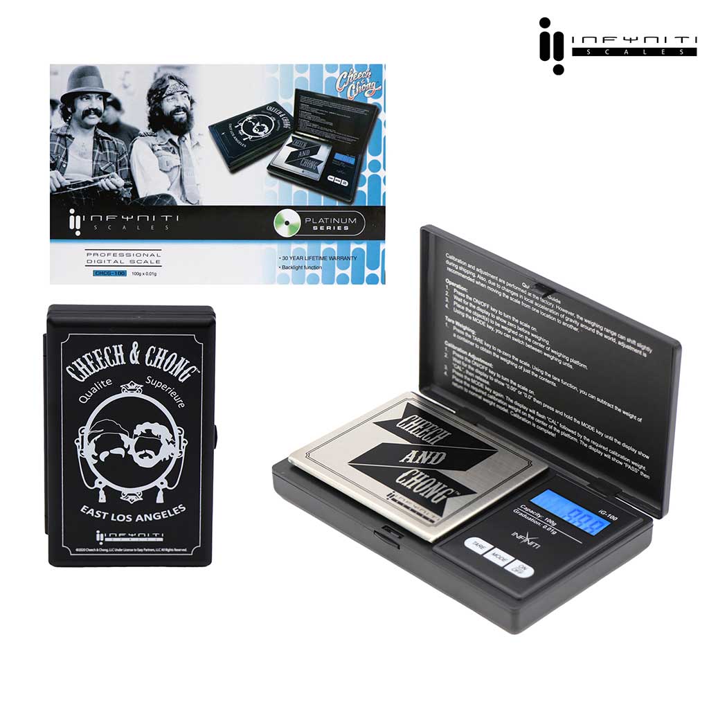 Infyniti Cheech & Chong G-Force digital scale, 100g x 0.01g – Online Smoke and Vape