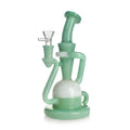 Green Flower Lantern Recycler Rig - 14mm Female Dab Rig