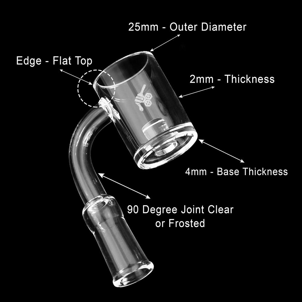 Core Reactor Banger 25mm 90° | Honeybee Herb Quartz
