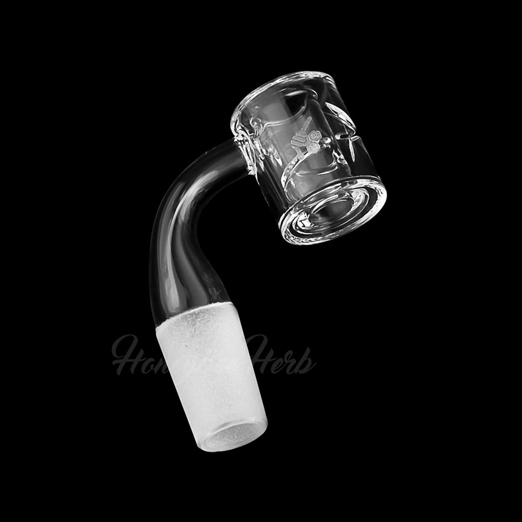 25mm Double Wall Quartz Banger 90° | Honeybee Herb