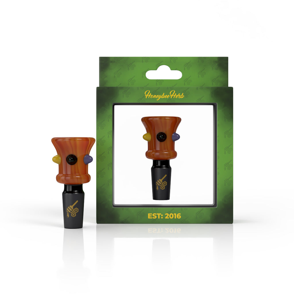 Orange Candy Dot bong slide in packaging – Online Smoke and Vape
