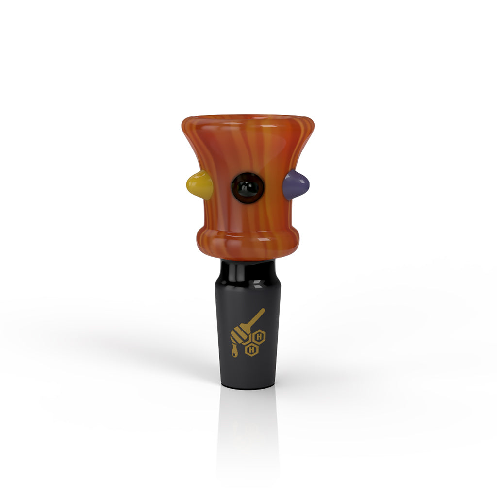 Orange Candy Dot glass bong slide, 14mm – Online Smoke and Vape