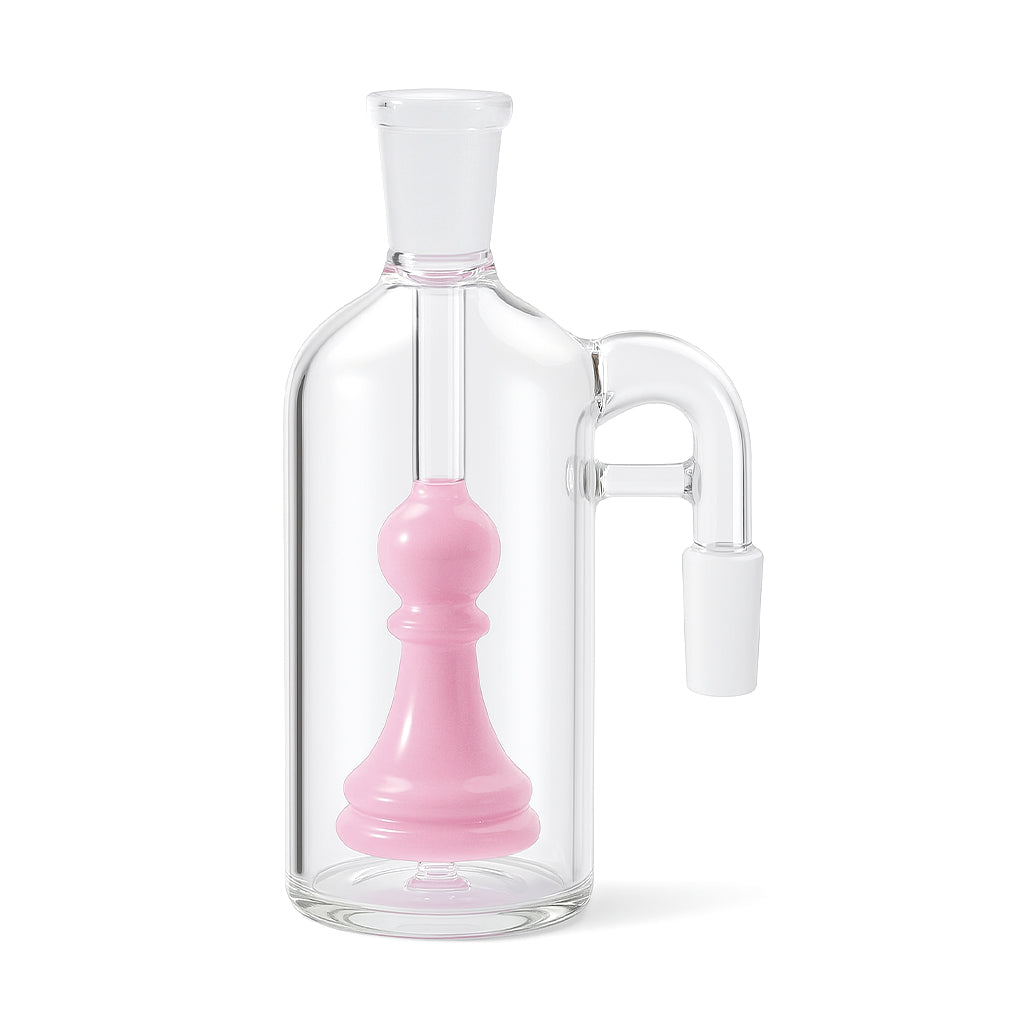 Pink jade chess pawn ash catcher, 90° 14mm – Online Smoke and Vape
