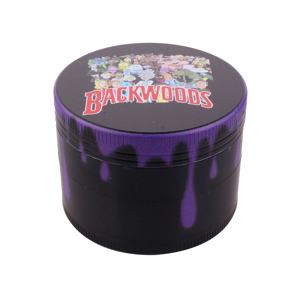 Purple color drip aluminum 4-piece herb grinder – Online Smoke and Vape