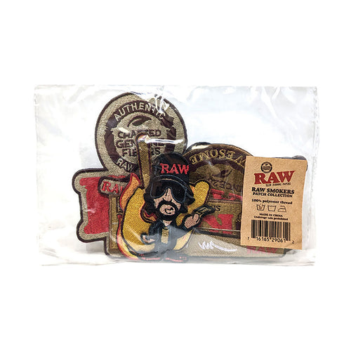 RAW mixed patches 7-count apparel accessory set – Online Smoke and Vape